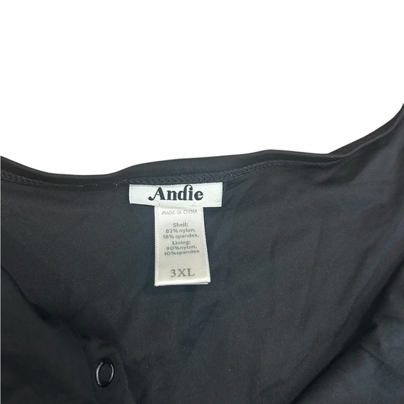 Andie Malibu black Malibu one piece full coverage swimsuit size 3XL modest beach - Picture 6 of 6